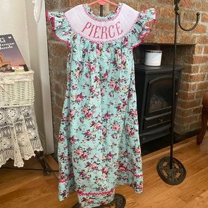 Sweet LaRose Smocked Girls Dress size 4